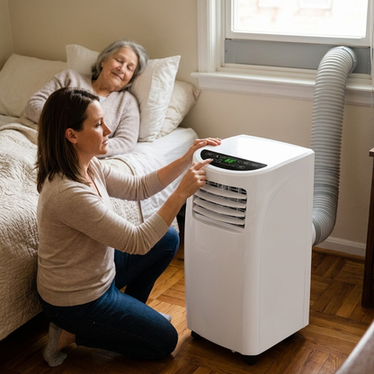 IcePeak - 8000 BTU Portable Air Conditioner and Dehumidifier
